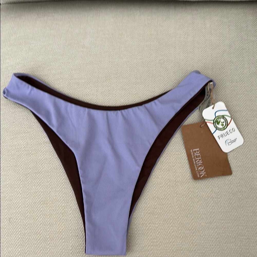 Berlook Purple and Brown bikini bottom
